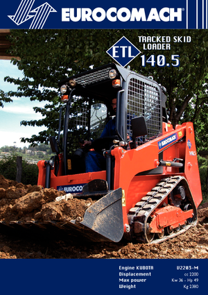 Ładowarki o sterowaniu burtowym Eurocomach ETL 140.5