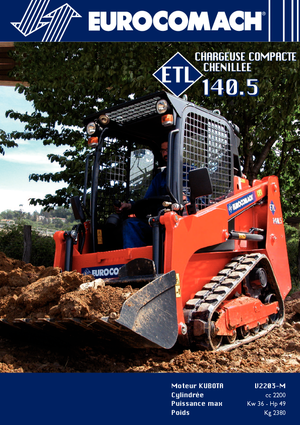 Ładowarki o sterowaniu burtowym Eurocomach ETL 140.5