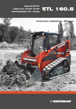 Ładowarki o sterowaniu burtowym Eurocomach ETL 160.5