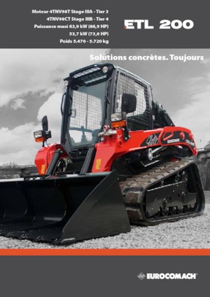 Ładowarki o sterowaniu burtowym Eurocomach 20 TL