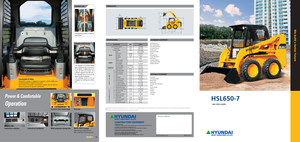 Ładowarki o sterowaniu burtowym Hyundai HSL 650-7