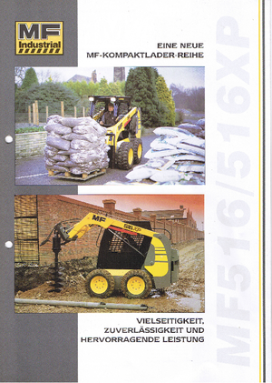 Ładowarki o sterowaniu burtowym MF Industrial MF 516 XP