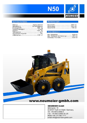 Ładowarki o sterowaniu burtowym Neumeier N 50