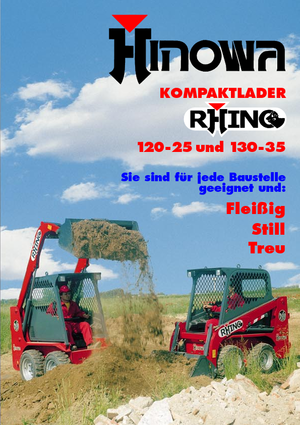 Ładowarki o sterowaniu burtowym Hinowa Rhino 130-35