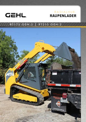 Ładowarki o sterowaniu burtowym Gehl RT 175 SXT Dual