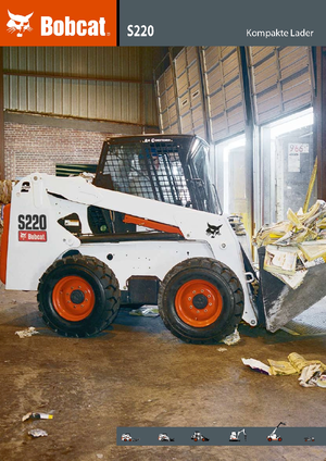 Ładowarki o sterowaniu burtowym Bobcat S 220 AHC