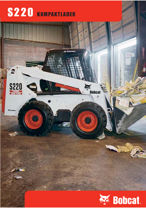 Ładowarki o sterowaniu burtowym Bobcat S 220