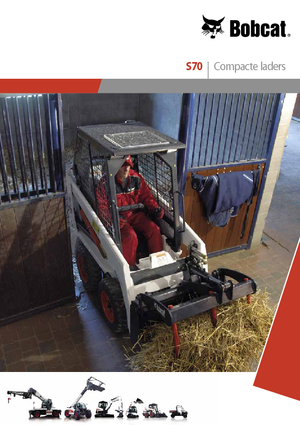 Ładowarki o sterowaniu burtowym Bobcat S70