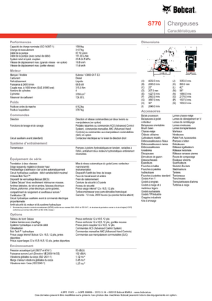 Ładowarki o sterowaniu burtowym Bobcat S770