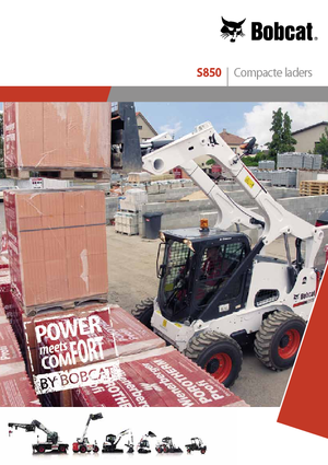 Ładowarki o sterowaniu burtowym Bobcat S850