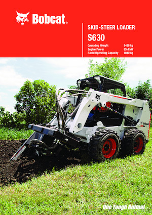 Ładowarki o sterowaniu burtowym Bobcat S630