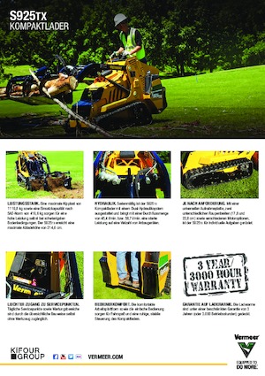 Ładowarki o sterowaniu burtowym Vermeer S925TX