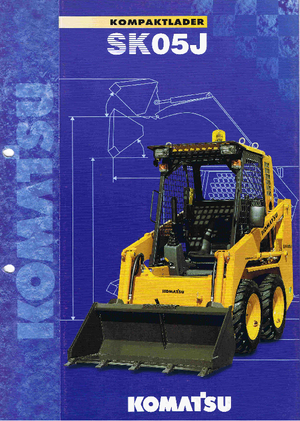 Ładowarki o sterowaniu burtowym Komatsu SK05J