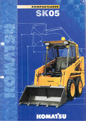 Ładowarki o sterowaniu burtowym Komatsu SK05