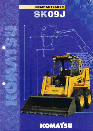 Ładowarki o sterowaniu burtowym Komatsu SK09J