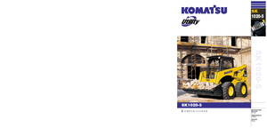 Ładowarki o sterowaniu burtowym Komatsu SK1020-5 Super Flow