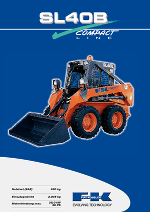 Ładowarki o sterowaniu burtowym Fiat Kobelco SL 40 B