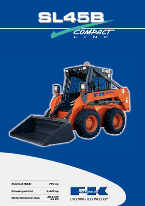 Ładowarki o sterowaniu burtowym Fiat Kobelco SL 45 B