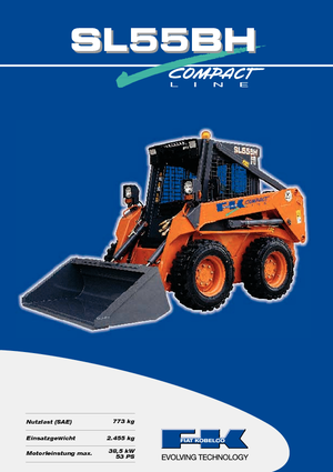 Ładowarki o sterowaniu burtowym Fiat Kobelco SL 55 BH