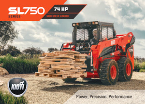 Ładowarki o sterowaniu burtowym Kioti SL750 Canopy