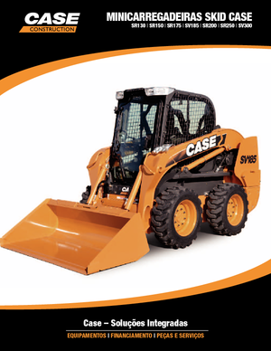 Ładowarki o sterowaniu burtowym Case SV 185