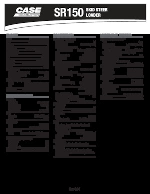 Ładowarki o sterowaniu burtowym Case SR150