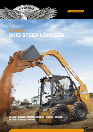 Ładowarki o sterowaniu burtowym Case SR200B