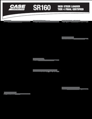 Ładowarki o sterowaniu burtowym Case SR160