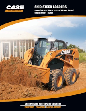 Ładowarki o sterowaniu burtowym Case SR200