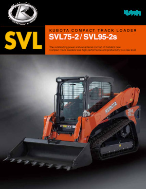 Ładowarki o sterowaniu burtowym Kubota SVL75-2HWC