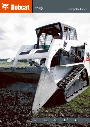 Ładowarki o sterowaniu burtowym Bobcat T 140 AHC
