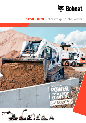 Ładowarki o sterowaniu burtowym Bobcat T870