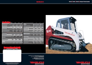 Ładowarki o sterowaniu burtowym Takeuchi TL 150