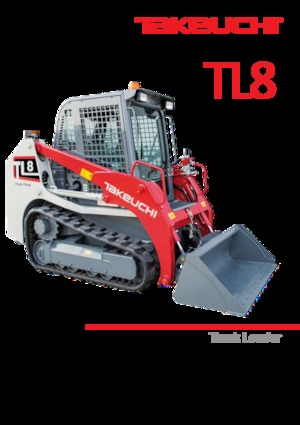 Ładowarki o sterowaniu burtowym Takeuchi TL 8 