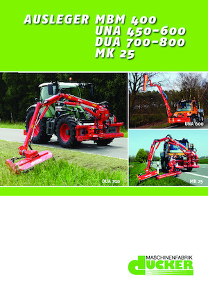 Sprzęt do prac letnich/Kosiarki skarpowe Dücker UNA 500 TTM