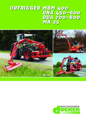 Sprzęt do prac letnich/Kosiarki skarpowe Dücker UNA 500 TTM