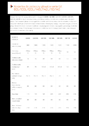 Sprzęt do prac letnich/Kosiarki skarpowe Pronar GK80L