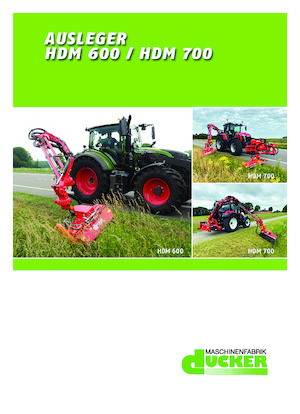 Sprzęt do prac letnich/Kosiarki skarpowe Dücker HDM 600  VMS 1200