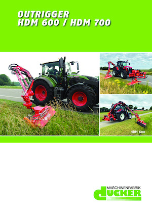 Sprzęt do prac letnich/Kosiarki skarpowe Dücker HDM 600  VMS 1200