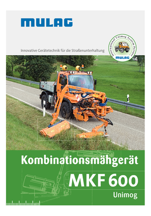 Sprzęt do prac letnich/Kosiarki skarpowe Mulag MKF 600
