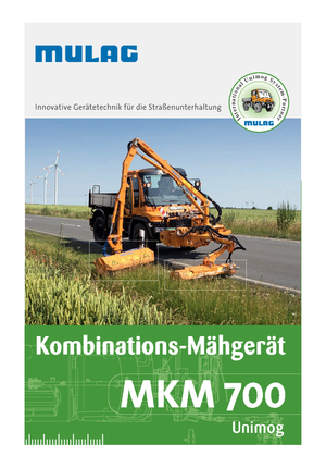 Sprzęt do prac letnich/Kosiarki skarpowe Mulag MKM 700