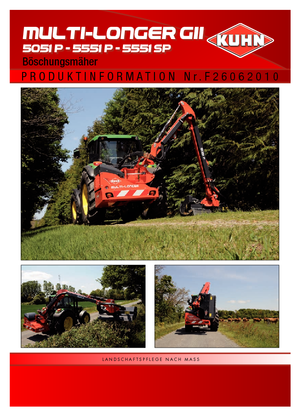Sprzęt do prac letnich/Kosiarki skarpowe Kuhn Multi-Longer GII HE 5051 P