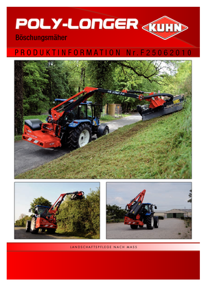 Sprzęt do prac letnich/Kosiarki skarpowe Kuhn Poly-Longer HE 5050 PA