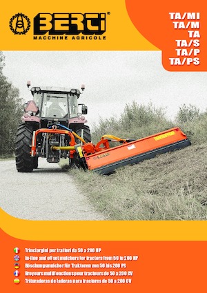 Sprzęt do prac letnich/Kosiarki skarpowe Berti TA/MI 200