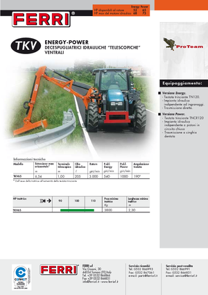 Sprzęt do prac letnich/Kosiarki skarpowe Ferri TKV 65