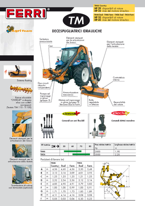 Sprzęt do prac letnich/Kosiarki skarpowe Ferri TM 46 Dual