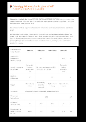 Sprzęt do prac letnich/Kosiarki skarpowe Pronar WWP 600