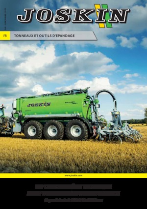 Wtryskiwacze gnojowicy Joskin TERRAFLEX/2 XXL 8625/23SHK/2