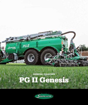 Zbiorniki na gnojowicę Samson PG II 28 Genesis