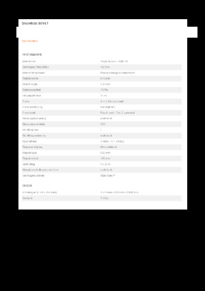 Pługi wirnikowe do odśnieżania Eliet Snowbob 8014 T4